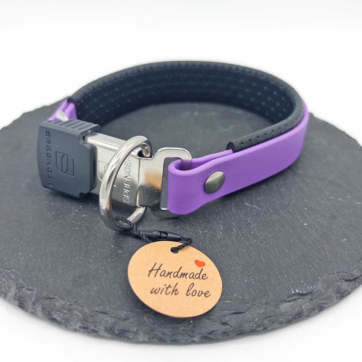 Halsband Biothane® | Sprenger ClicLock | gepolstert | 19 mm | verschiedene Farben – Bild 8