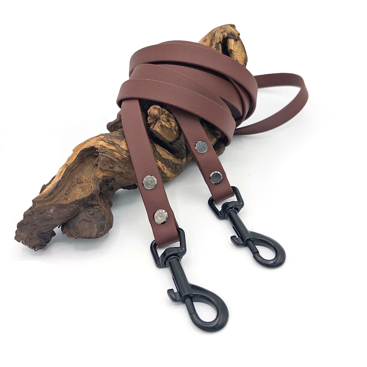 Biothane-Zügel Modell "Glampi" mit Snaps/Karabinern – Bild 4