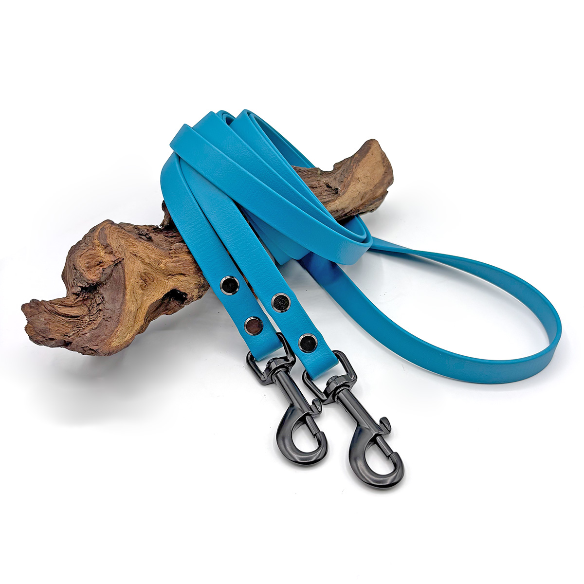 Biothane-Zügel Modell "Glampi" mit Snaps/Karabinern – Bild 2